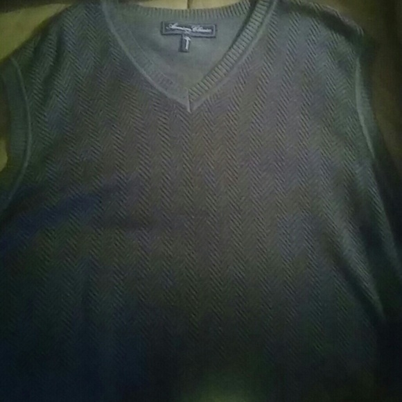 American Classics Black/Gray Pullover Vest - Picture 6 of 8